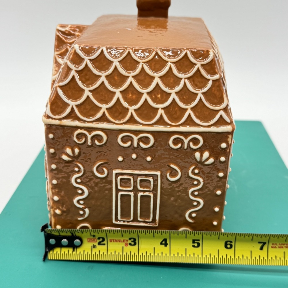 Retired St Nicholas Square Ceramic Gingerbread House Christmas Decor Kohl's - Picture 8 of 10